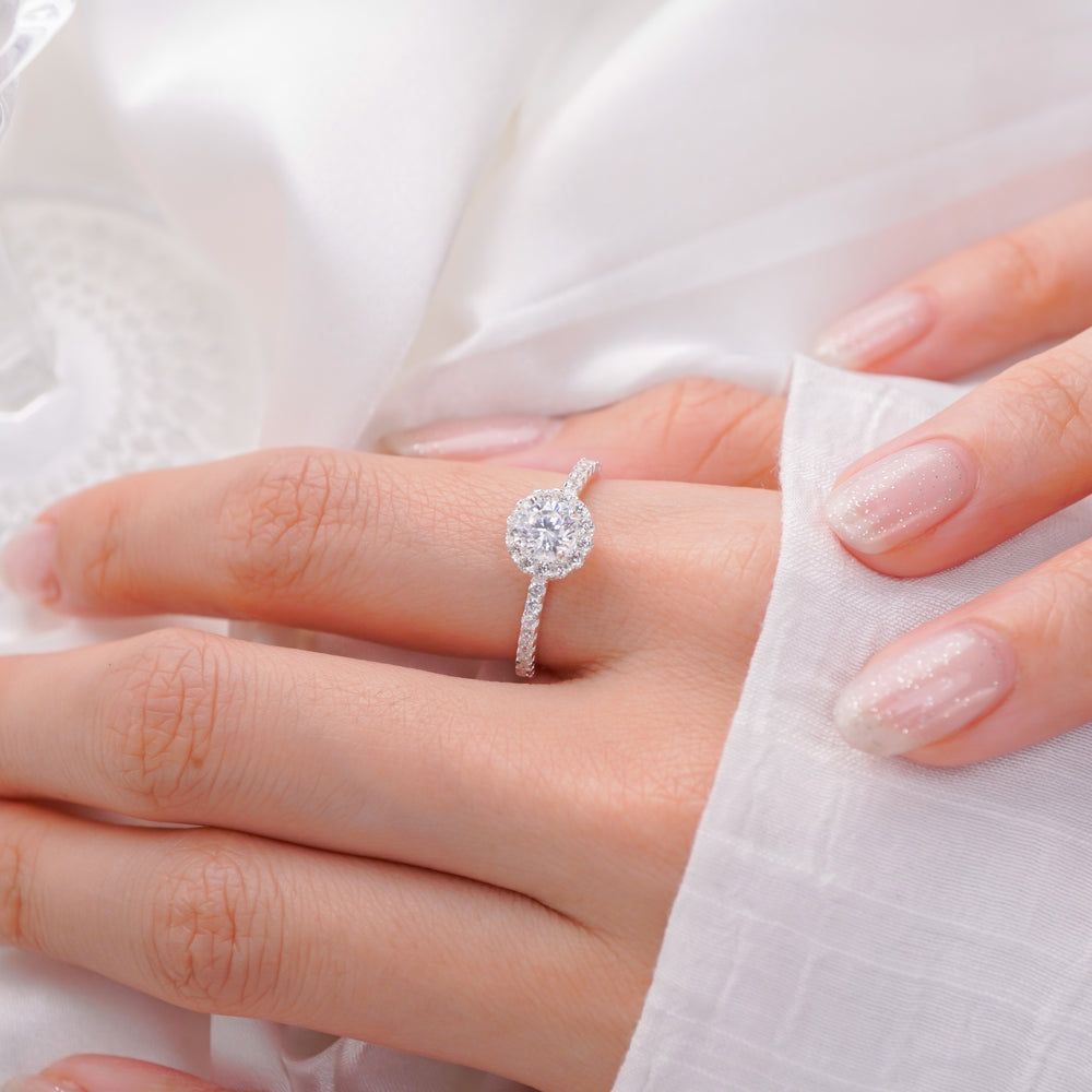 Sparkling Ring Silver