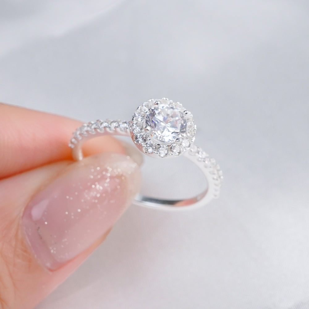 Sparkling Ring Silver