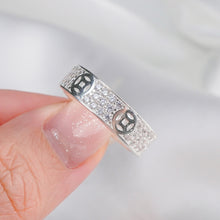 Nhẫn bạc nam nữ LAMY Nhẫn Kim tiền đính đá Lovely Ring CDE8267