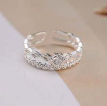 Nhẫn bạc nữ LAMY Distinctive Tiara Ring Silver CDE8253SV - Nhẫn bạc ta cao cấp