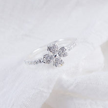 Nhẫn bạc nữ LAMY Tiny Four-leaf Clover Ring Silver CDE8257SV - Nhẫn bạc ta cao cấp