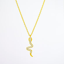 Dây chuyền bạc nữ LAMY Snake Shaped Pendant Necklace Gold 6409GG