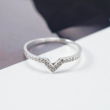 Nhẫn bạc nữ LAMY  V-Shaped Ring Silver CDE8327SV - Nhẫn bạc ta cao cấp