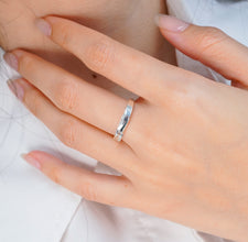 Nhẫn bạc nữ LAMY The Zafiro Silver Ring CDE8283