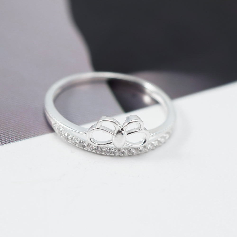 Classic Bow Ring Silver - 8340SV