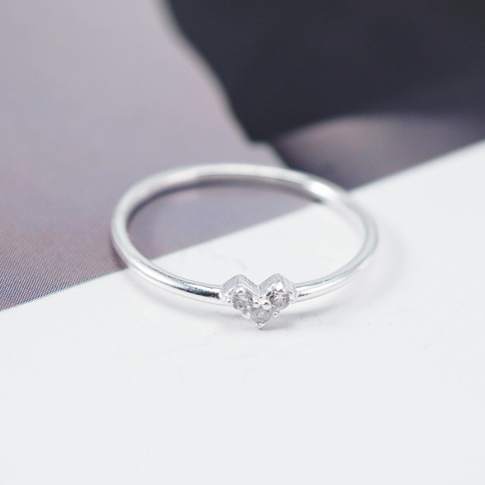 Heart Fragile Ring Silver - 8176SV