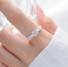 Nhẫn bạc nữ LAMY Queen Silver Ring CDE8284