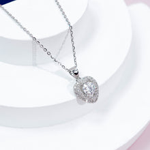 Dây chuyền kim cương Moissanite LAMY Double Heartbeat 5 ly kiểm định GRA CDEDN018 - Hàng chính hãng đã kiểm định