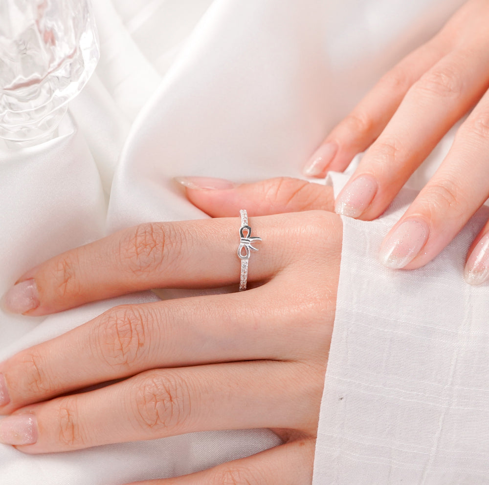 Bow Delight Ring Silver - 8278SV