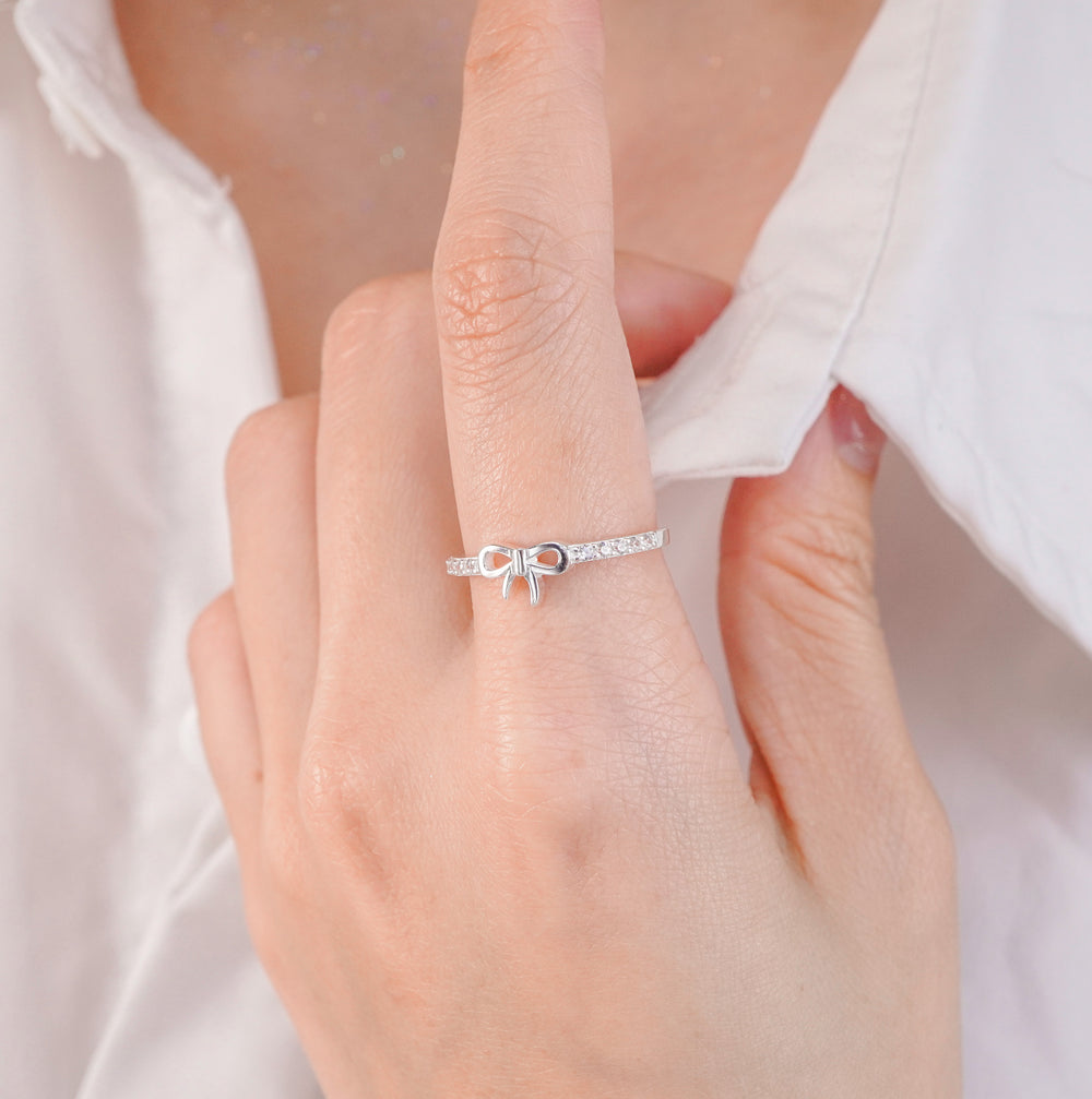 Bow Delight Ring Silver - 8278SV