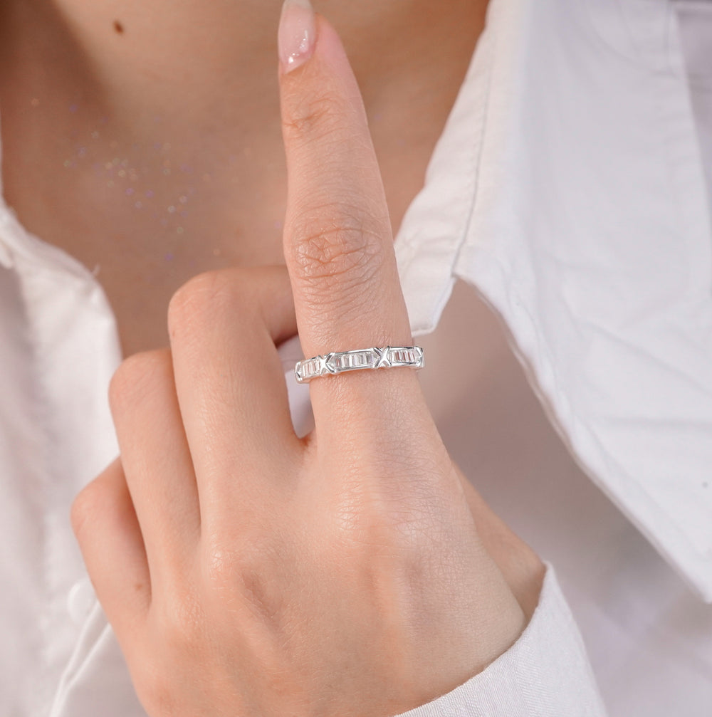 Eternity X Ring Silver - 8277SV
