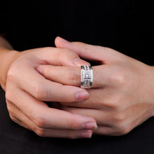 Nhẫn bạc nam LAMY Huitan Classic Ring CDE8266