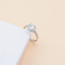 Nhẫn kim cương Moissanite LAMY Classic Halo 5 ly kiểm định GRA CDEDR035 - Hàng chính hãng đã kiểm định