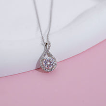 Dây chuyền kim cương Moissanite LAMY giọt lệ 6 ly CDEDN035WH - Hàng chính hãng đã kiểm định