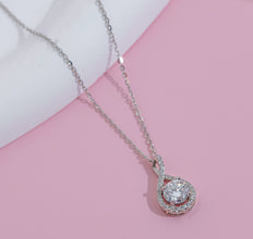 Dây chuyền kim cương Moissanite LAMY giọt lệ 6 ly CDEDN035WH - Hàng chính hãng đã kiểm định