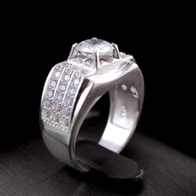 Nhẫn bạc nam LAMY Bling Jewelry Gemstone Ring CDE8264