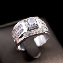 Nhẫn bạc nam LAMY Huitan Classic Ring CDE8266