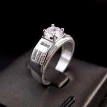 Nhẫn bạc nam LAMY Huitan Luxury Silver Ring CDE8268