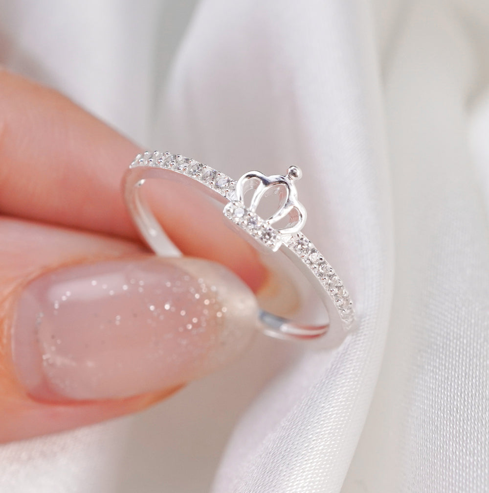 Royal Crown Ring Silver