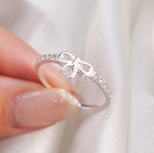 Nhẫn bạc nữ LAMY Bow Delight Silver Ring CDE8278