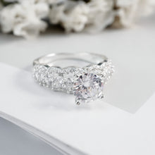 Nhẫn bạc nữ LAMY  Sparkling Luxury Silver Ring CDE8288SV - Nhẫn bạc ta cao cấp