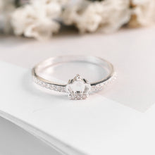 Nhẫn bạc nữ LAMY Royal Crown Silver Ring CDE8279