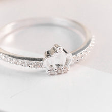 Nhẫn bạc nữ LAMY Royal Crown Silver Ring CDE8279