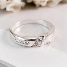 Nhẫn bạc nữ LAMY Elegant Silver Ring CDE8281