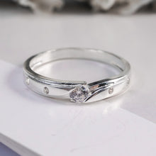 Nhẫn bạc nữ LAMY Romantic Lover Silver Ring CDE8282