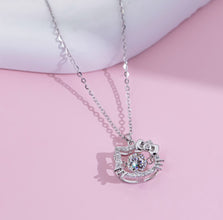 Dây chuyền kim cương Moissanite LAMY Kitty Vibration 5 ly CDEDN045SV - Hàng chính hãng đã kiểm định