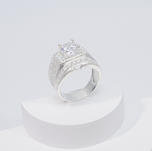 Nhẫn bạc nam CDE Unique Shiny Square Silver Ring CDE8363- Nhẫn bạc ta