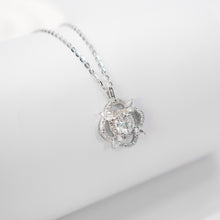 Dây chuyền kim cương Moissanite LAMY Blossom Halo 5 ly CDEDN056 - Hàng chính hãng đã kiểm định