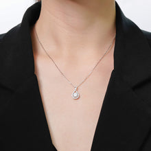 Dây chuyền kim cương Moissanite LAMY giọt lệ 6 ly CDEDN035WH - Hàng chính hãng đã kiểm định