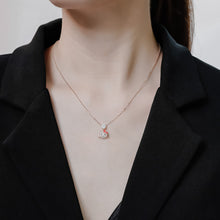 Dây chuyền kim cương Moissanite LAMY Kitty Red Bow Rose Gold 5.0 ly CDEDN048RG - Hàng chính hãng đã kiểm định