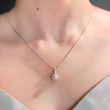 Dây chuyền bạc LAMY Pearl Flower Pendant Silver Necklace 6249 - Dây chuyền nữ bạc Ý 925