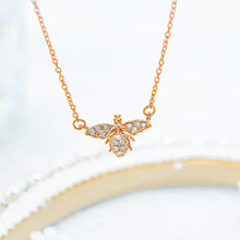 Dây chuyền bạc nữ LAMY Sweet Bee Necklace Rose Gold 6415RG