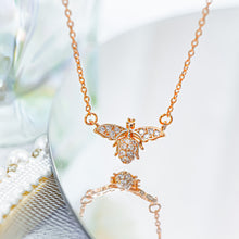 Dây chuyền bạc nữ LAMY Sweet Bee Necklace Rose Gold 6415RG