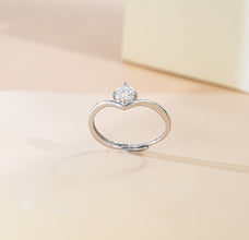 Nhẫn kim cương Moissanite LAMY Whisper Light 4.75 ly kiểm định GRA CDEDR031 - Hàng chính hãng đã kiểm định