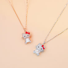 Dây chuyền kim cương Moissanite LAMY Kitty Full Body 5.0 ly CDEDN047RG - Hàng chính hãng đã kiểm định