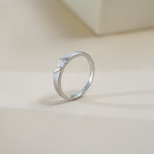 Nhẫn kim cương Moissanite LAMY Grid Luxe kiểm định GRA CDEDR043 - Hàng chính hãng đã kiểm định