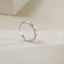 Nhẫn kim cương Moissanite LAMY Wave Crest kiểm định GRA CDEDR042 - Hàng chính hãng đã kiểm định