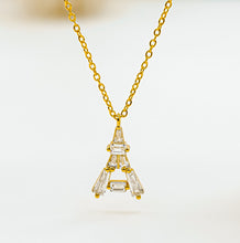 Dây chuyền bạc nữ LAMY Tower Pendant Necklace Gold 6410