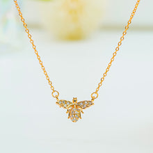 Dây chuyền bạc nữ LAMY Sweet Bee Necklace Rose Gold 6415RG