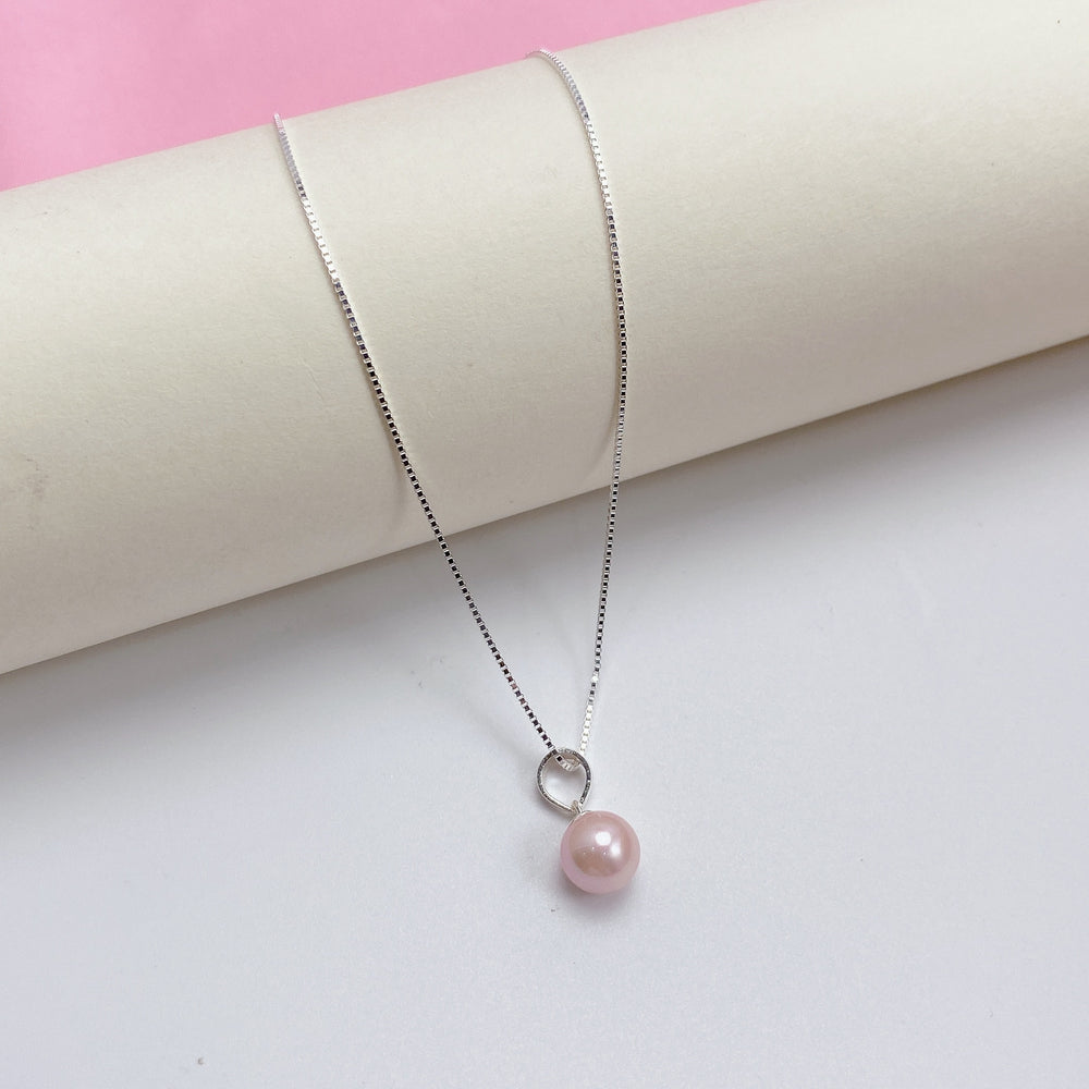 Pink Pearl Necklace Pink