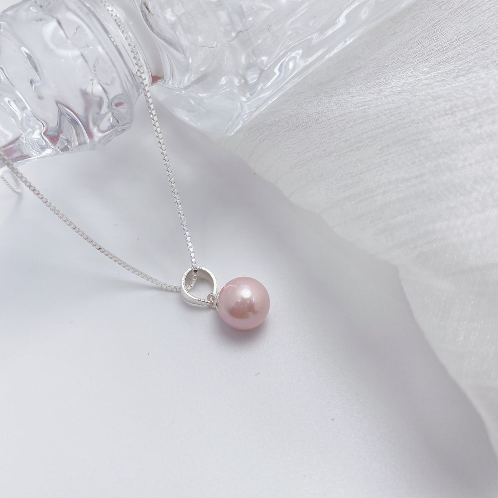 Pink Pearl Necklace Pink