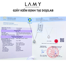 Dây chuyền kim cương Moissanite LAMY Teardrop Sparkle 5 ly CDEDN057 - Hàng chính hãng đã kiểm định