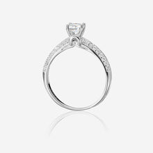 Nhẫn nữ LAMY kim cương Moissanite 0,5 Carat Wedding Lover DR009