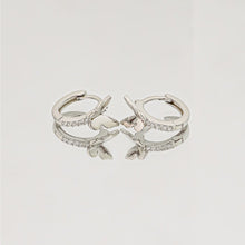 Khuyên tai nữ Stone Butterfly Earrings Silver 3294SV