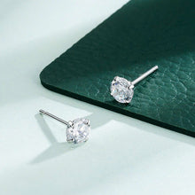 Khuyên tai nữ LAMY kim cương Moissanite 0,5 Carat Solitaire Stud DE039