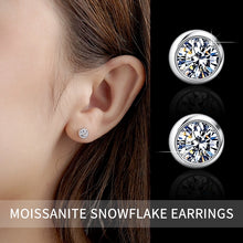 Khuyên tai nữ LAMY kim cương Moissanite 0,5 Carat Bubble Earrings DE003